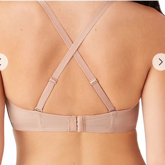 Wacoal  Red Carpet Strapless Full-Busted Underwire Bra Dark Beige Size 38D - Picture 3 of 11